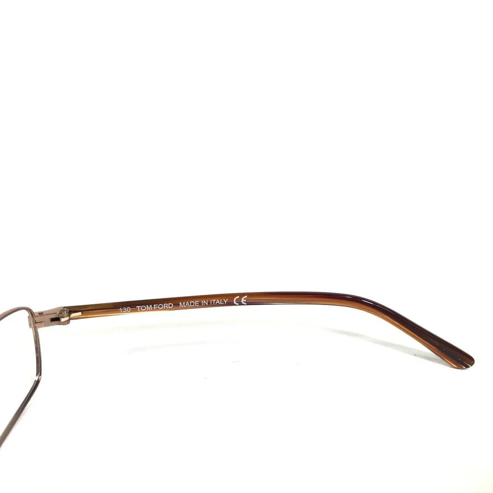 Tom Ford Eyeglasses Frames TF5024 268 Brown Rectangular Full Wire Rim 52-16-130